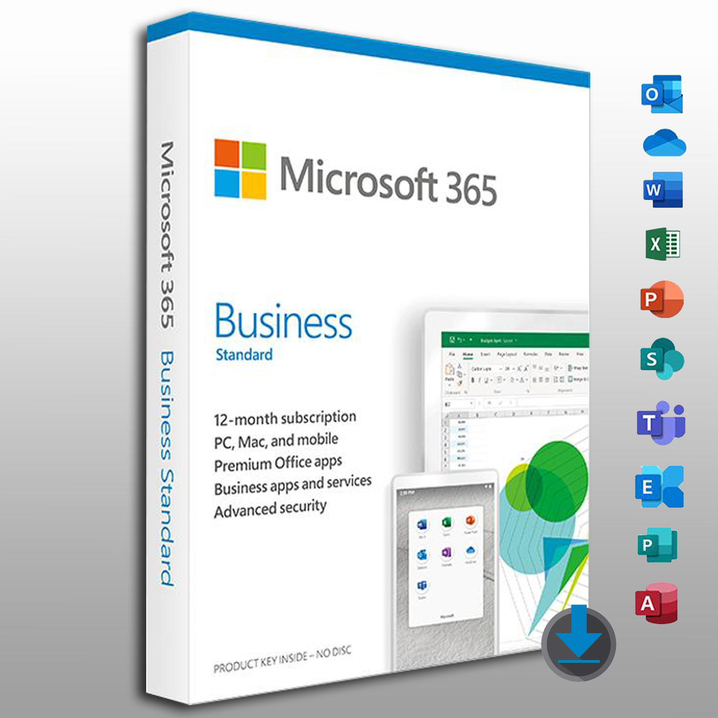 Microsoft 365 Entreprise 1 Year - 5PC